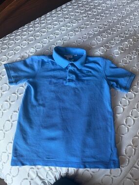 Lacoste Kids Short Sleeve Polo in Sky Blue